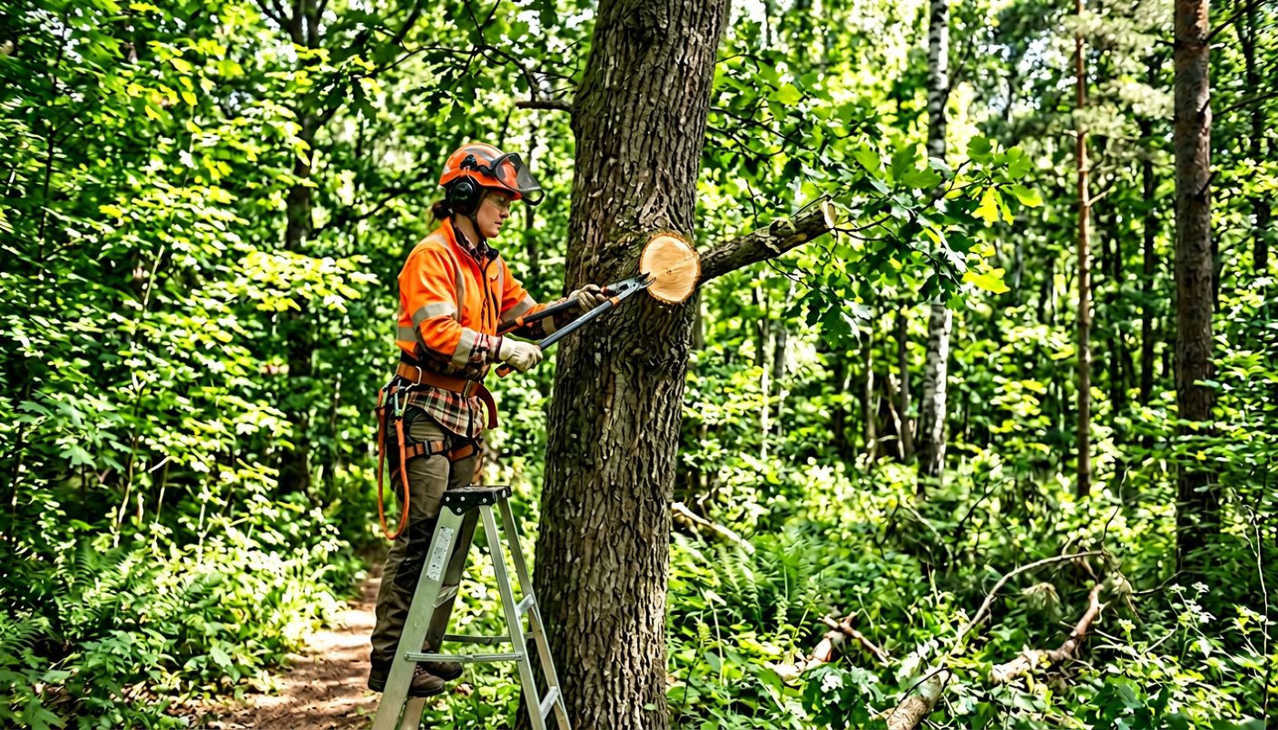 Comment l'élagage et l'abattage contribuent-ils à la santé des forêts ?