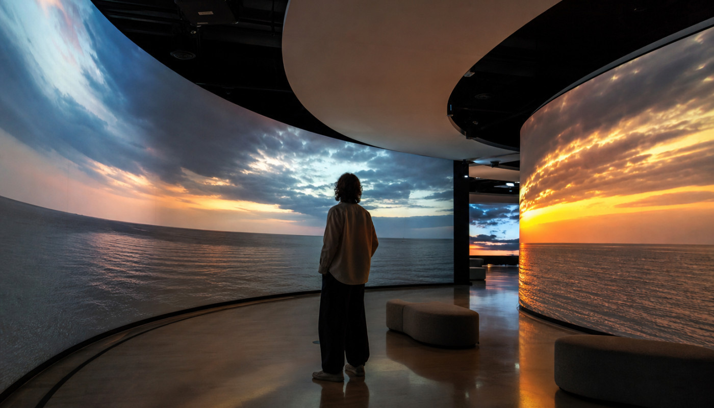 Espaces immersifs : quand l’architecture et le support audiovisuel fusionnent