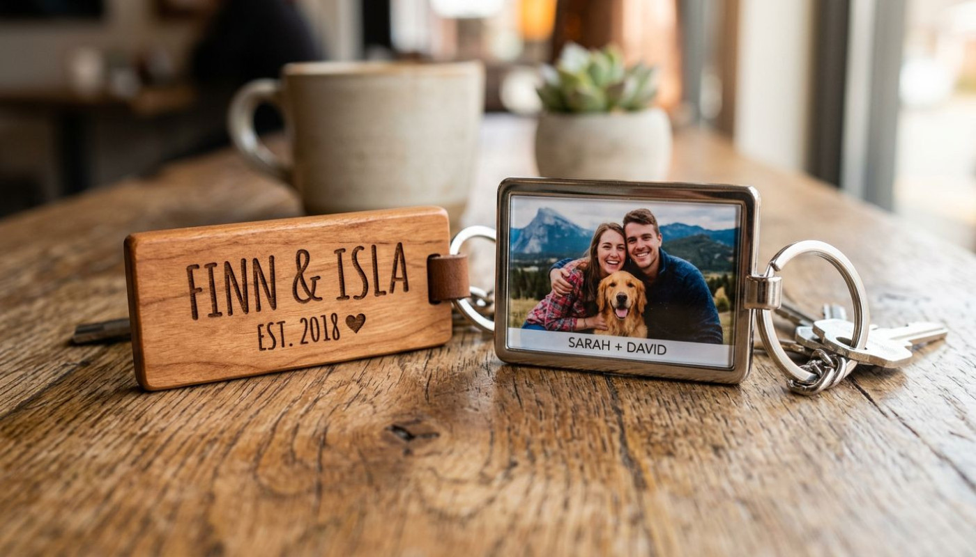 Personnalisation de porte-clés : Gravure vs impression photo, que choisir ?